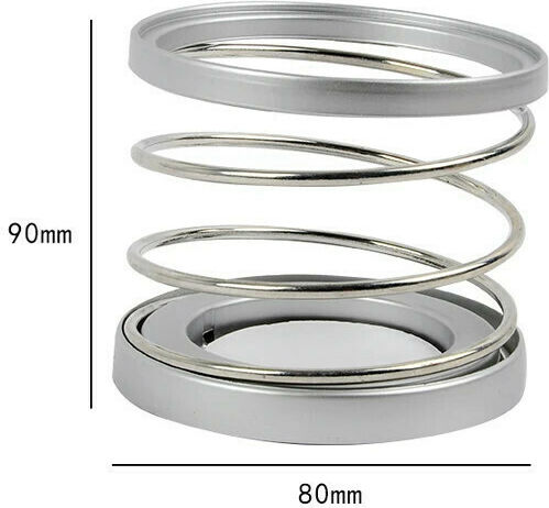 Carsun Car Cup Holder 1 Position with Adhesive Tape in Silver Color