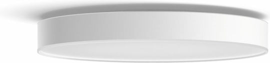 Philips Smart Πλαφονιέρα Οροφής 55.1εκ. Λευκή με Ενσωματωμένο LED και Τηλεχειριστήριο