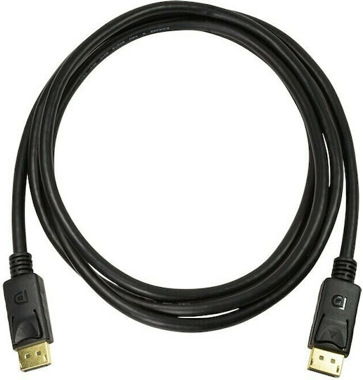 LogiLink Cable DisplayPort male - DisplayPort male 2m Black (CV0120)