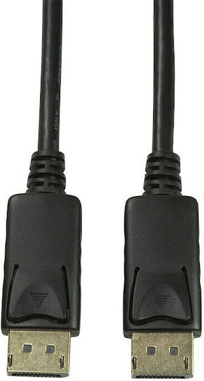 LogiLink Cable DisplayPort male - DisplayPort male 7.5m Black (CV0076)