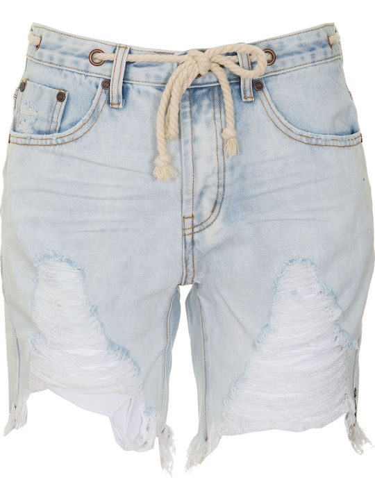 46I Women's Jean Shorts Blue