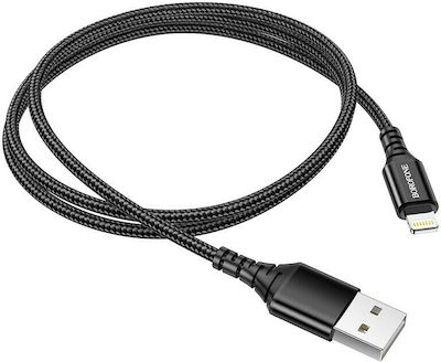 Borofone BX54 Braided USB-A to Lightning Cable Black 1m (29349)