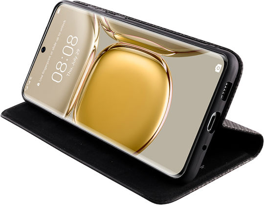 Idol 1991 Elite Anti-RFID Book Synthetic Leather Black (Huawei P50 Pro)