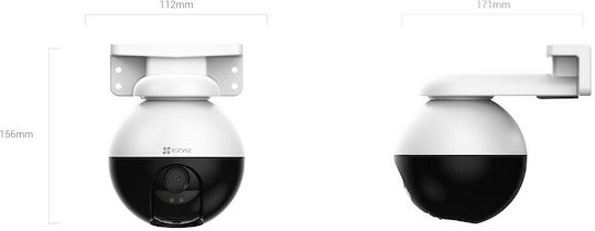 Ezviz C8W Pro IP Κάμερα Παρακολούθησης Wi-Fi Full HD+ 3MP Αδιάβροχη με Αμφίδρομη Επικοινωνία και Φακό 4mm