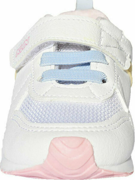 Klin Kinder Sneakers Anatomisch mit Klettverschluss Weiß