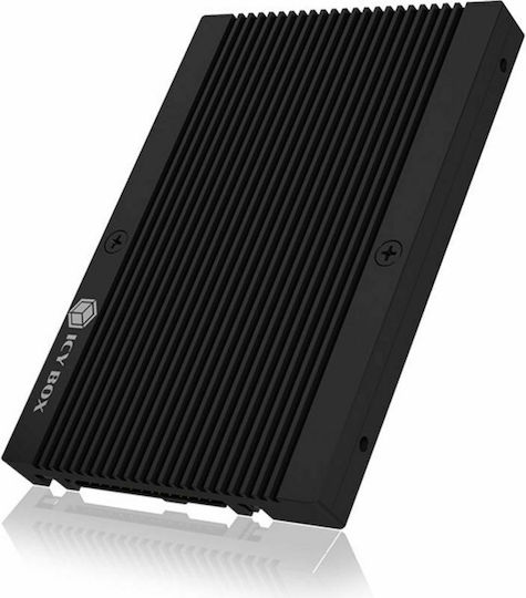Icy Box Case for Hard Drive 2.5" SATA III / SAS / PCI Express with Connection U.2