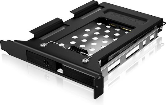 Icy Box 3.5-Inch Mobile Rack For installation in a free PCI card Slot 2.5-Inch SATA HDD/SSD Μαύρο IB-2207STS