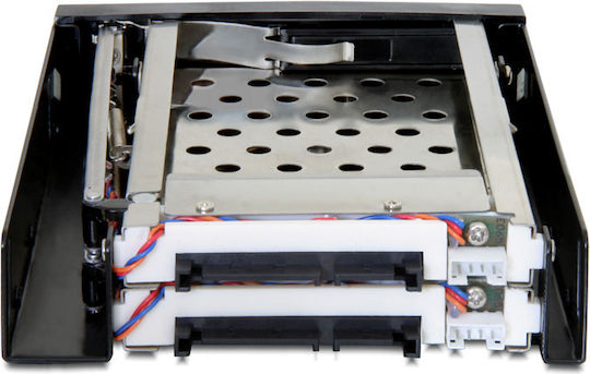 DeLock 3.5″ Mobile Rack for 2 x 2.5″ SATA Μαύρο 47189