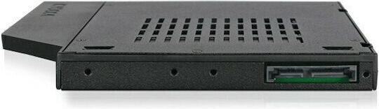 Icy Dock ToughArmor Caddy 2.5 Inch SSD/HDD Hot-Swap SATA Mobile Rack for 12.7mm Slim CD/DVD-ROM Optical Bay Μαύρο (MB411SPO-1B)