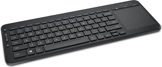 Microsoft All-in-One Media Keyboard Ασύρματο Πληκτρολόγιο με Touchpad Ελληνικό