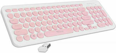 Alcatroz Jellybean U200 Wireless Keyboard Only English US Pink