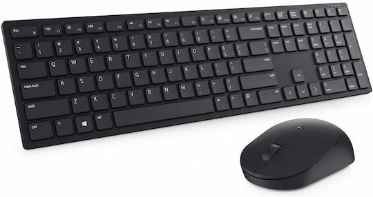 Dell Pro KM5221W Ασύρματο Σετ Πληκτρολόγιο & Ποντίκι Αγγλικό US