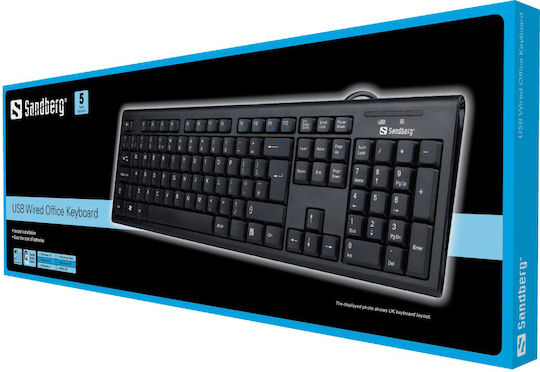 Sandberg 631-10 Doar tastatura Engleză US