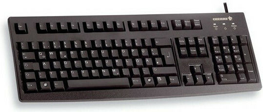 Cherry G83-6104LUNEU-2 Само клавиатура Английски US Черен