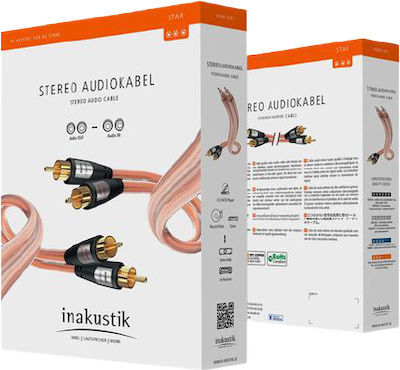 Inakustik 1.5m RCA male Cable (00304115)