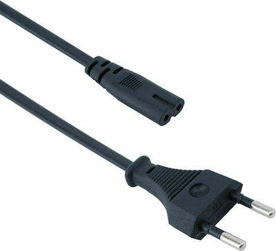 De Tech Euro - IEC C7 Kabel 1.5m Schwarz (18033)