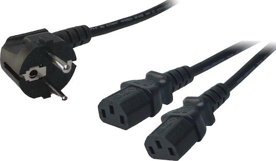 LogiLink Schuko - IEC C13 Cablu 1.5m Negru (CP101)