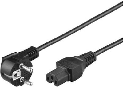 Goobay Schuko - IEC C15 Cable 2m Black (93277)