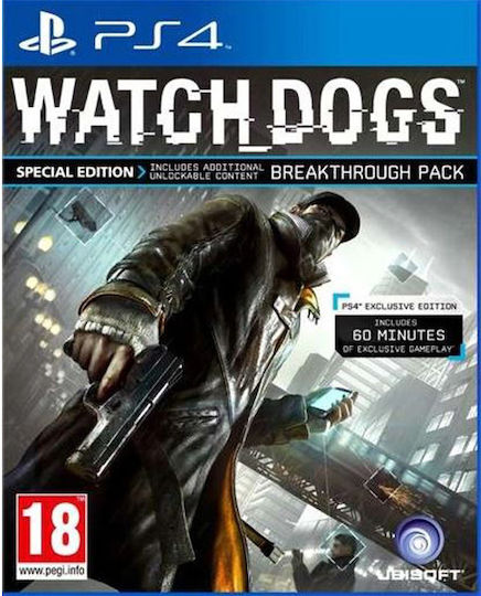 Watch Dogs Besonderes Ausgabe PS4 Spiel (Gebraucht)