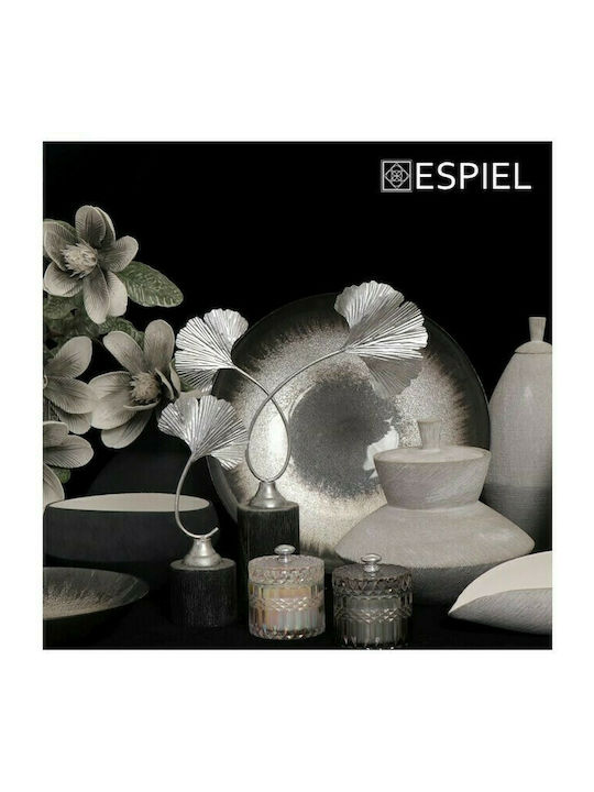 Espiel Decorative Bowl White 25x25x13cm