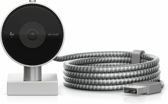 HP 950 4K UHD Web Camera με Autofocus Ασημί 4C9Q2AA