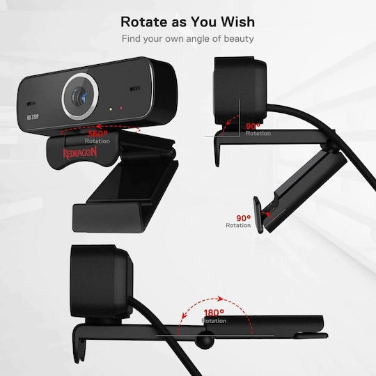 Redragon Hitman Web Camera Full HD 1080p 28.11.0002