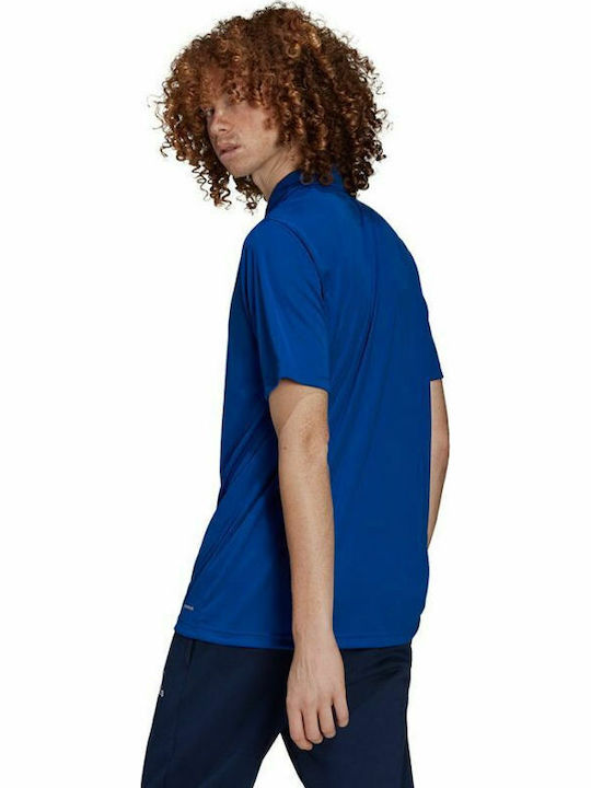 Entrada 22 Aeroready Polo Sportliches T-Shirt Blau