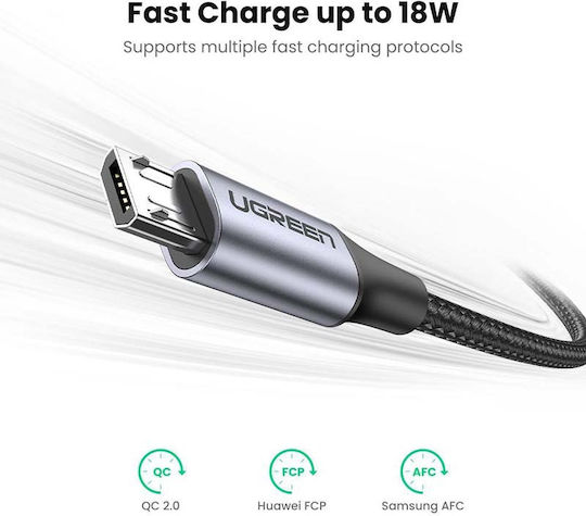Ugreen US290 3m Braided USB 2.0 to micro USB Cable (60403)