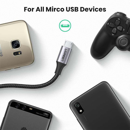 Ugreen US290 3m Braided USB 2.0 to micro USB Cable (60403)