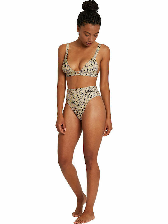 Ur An Animal Bikini Slip Talie Înaltă Animal Print