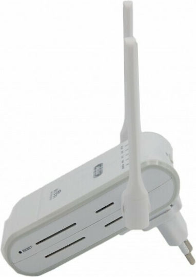 Andowl Q-A225 Wi-Fi Verstärker Einzelband (2,4 GHz) 300 Mbit/s mit 2 Ethernet-Anschlüssen