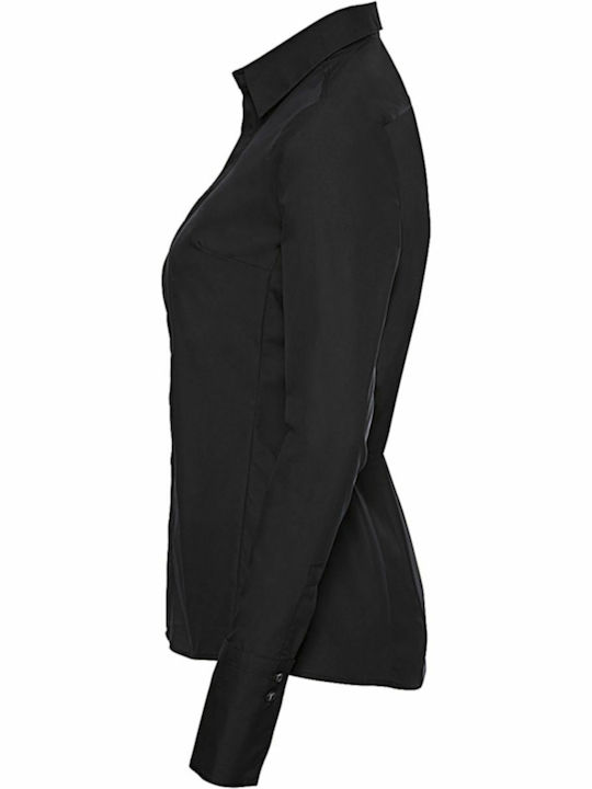 Long Sleeve Women's Shirt Black Black