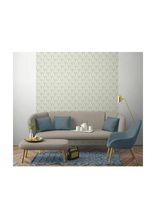 Wallpaper Galactik Vinyl Gray L1000xW53cm Washable