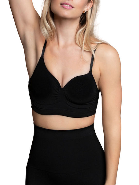 Medium Control Femei Atletic Sutien sport Negru