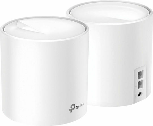 TP-LINK Deco X20 v1 WiFi Mesh Network Access Point Wi‑Fi 6 Dual Band (2.4 & 5GHz) in Double Kit