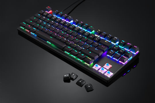 Motospeed K82 Gaming Μηχανικό Πληκτρολόγιο Tenkeyless με Outemu Red διακόπτες και RGB φωτισμό (Αγγλικό US)