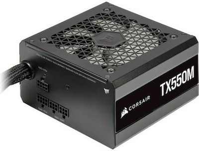 Corsair TX-M Series TX550M (2021) 550W Τροφοδοτικό Υπολογιστή Semi Modular 80 Plus Gold