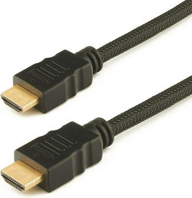 Anga HDMI 2.0 Cable HDMI male - HDMI male 1.5m Black