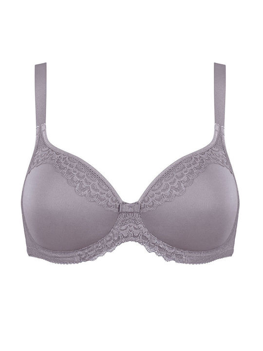 Beauty Full Darling Bra without Padding Underwire Gray