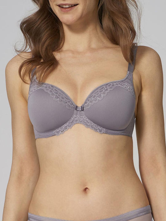 Beauty Full Darling Bra without Padding Underwire Gray
