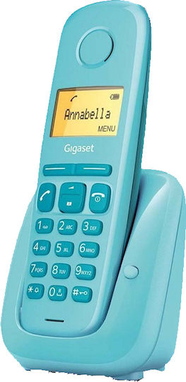 Gigaset A180 Schnurlostelefon mit Griechischem Menü Aqua Blue