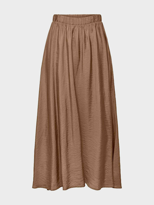 High-waisted Maxi Skirt Toasted Coconut