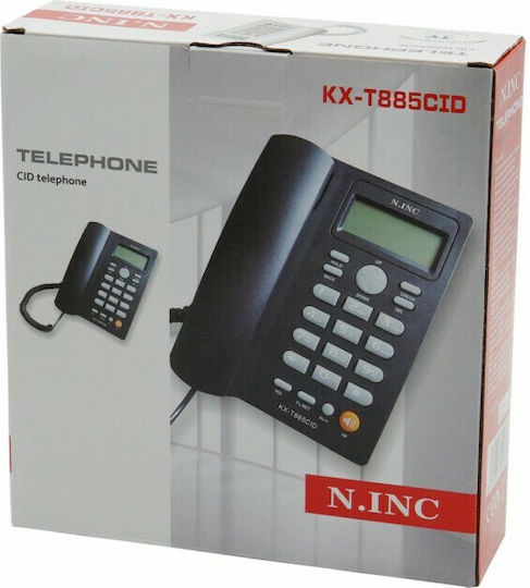 KX-T885CID Telefon fix Birou Negru