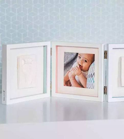 Baby Art Ramă pentru Amprenta Bebelușului My Baby Style Double pentru Fetiță