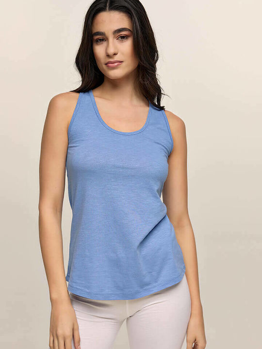Women's Summer Sleeveless Cotton Blouse Ciel