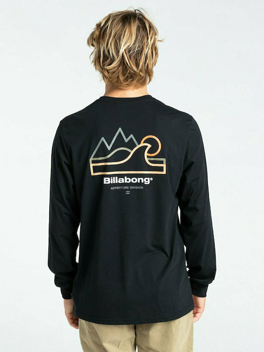 Billabong Peak Wave Мъжка Блуза с Дълъг Ръкав Черно