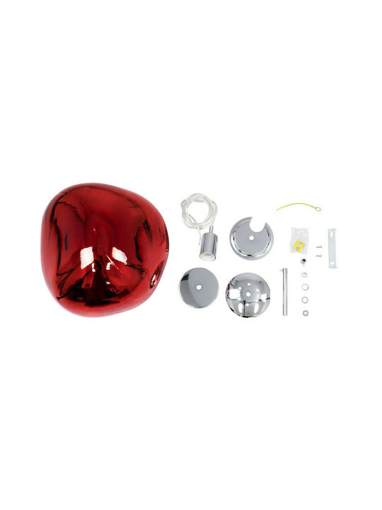 GloboStar Dixar Pendant Light Red Ball with Socket E27 41x41x45cm