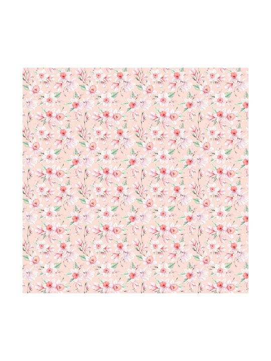 Lino Home Dekorativer Kissenbezug Cesira aus 100% Baumwolle 301 Pink 45x45cm.