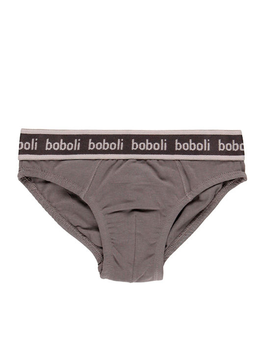 Boboli Παιδικό Σετ με Βρακάκια Γκρι 3τμχ
