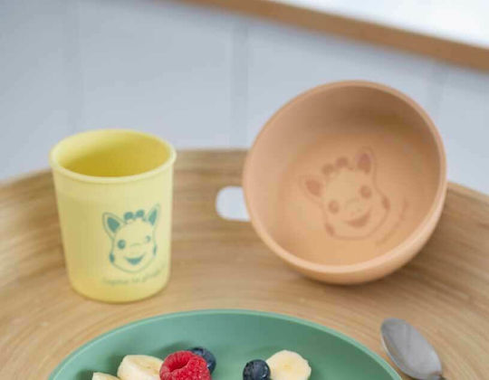 Sophie La Girafe Baby Cup made of Silicone Yellow for 6m+m+